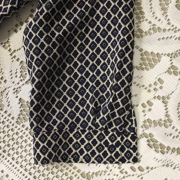 Max Cocos blue and white design tunic blouse - Picture 10 of 11